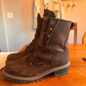 Carolina Men's Brown Waterproof Work Boots